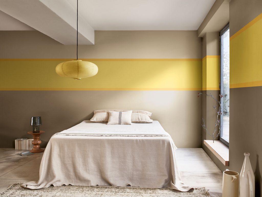 現代風臥室房間油漆顏色配色
