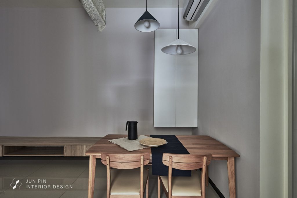 新北新莊冠德日式工業風室內設計餐廳餐桌