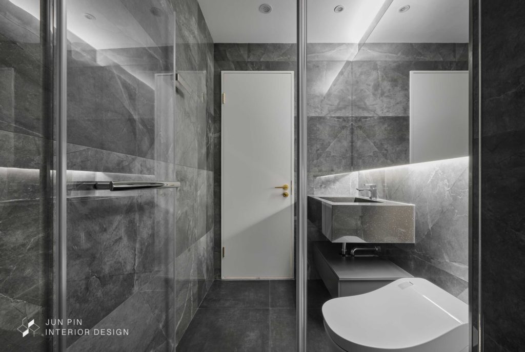 新北新莊冠德鼎極室內設計裝潢低調輕奢華風格浴室設計