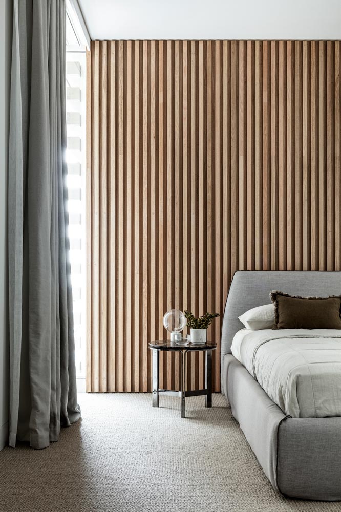 輕奢風低調奢華風日式侘寂風室內設計裝潢臥室房間床頭牆