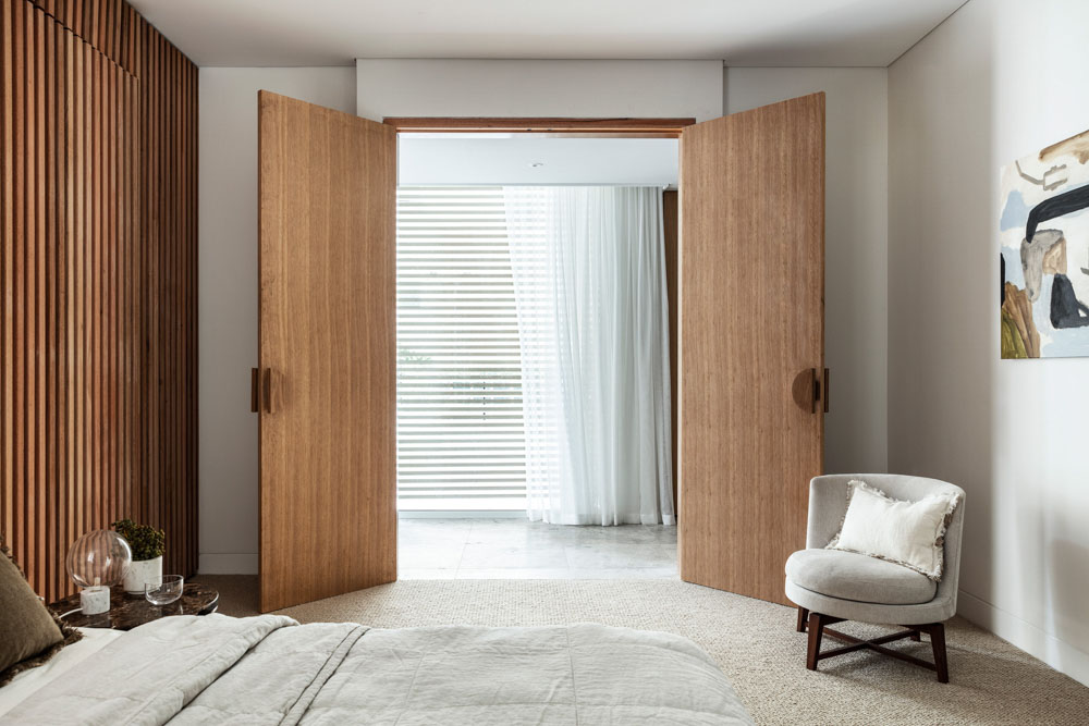 輕奢風低調奢華風日式侘寂風室內設計裝潢房間臥室門