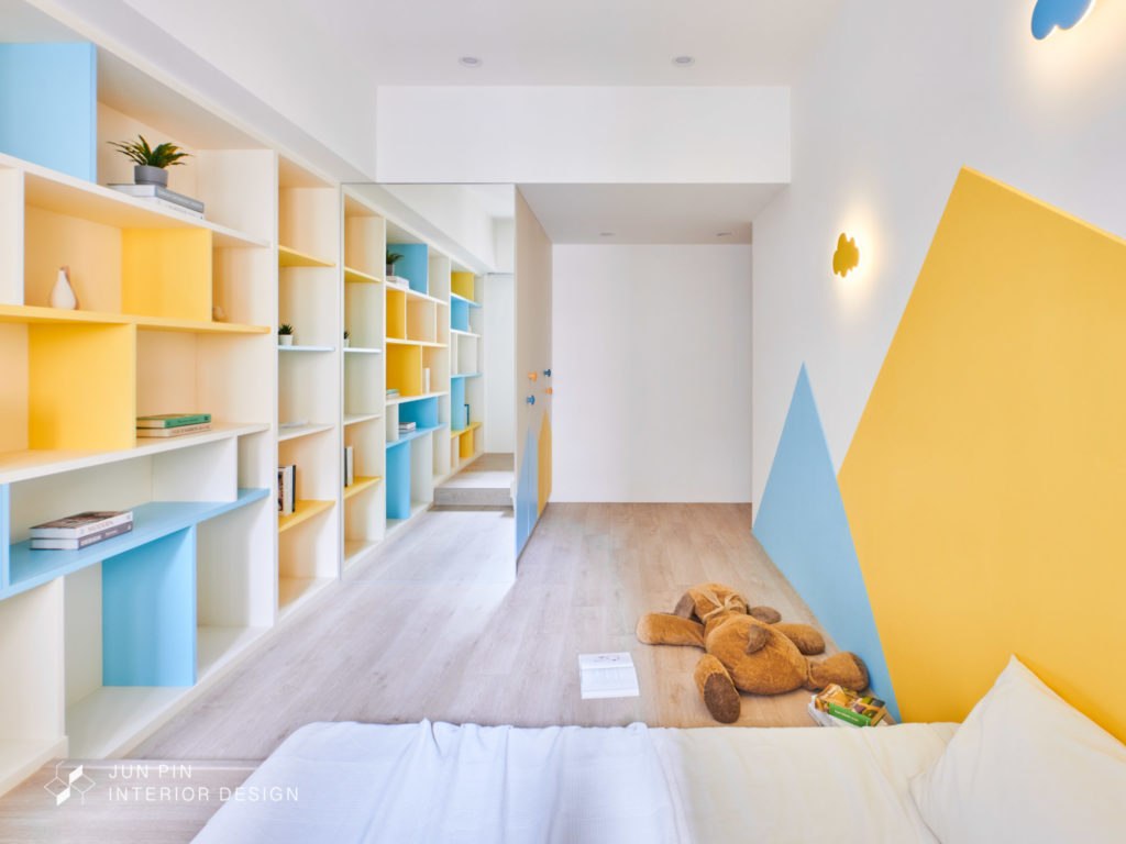 新北新莊至真室內設計裝潢現代輕奢華風格親子宅兒童房