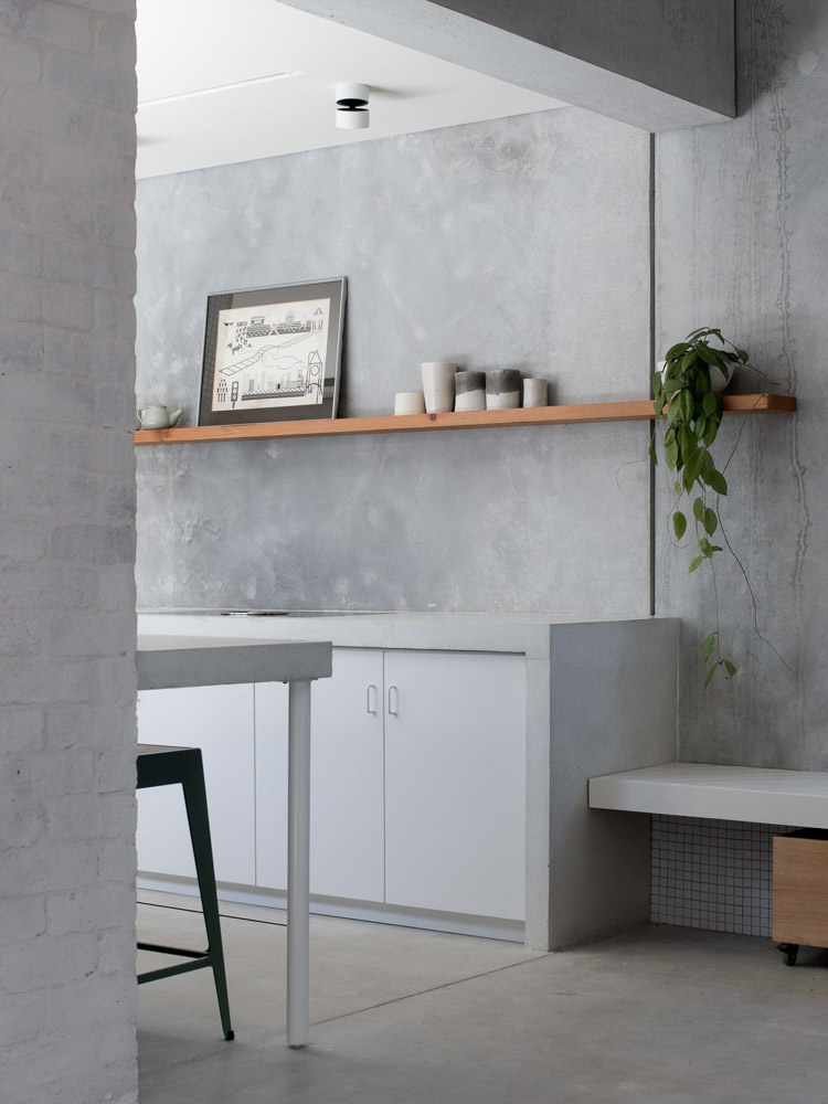 Wabi Sabi日式侘寂風格美學設計裝潢案例廚房廚具收納櫃層板
