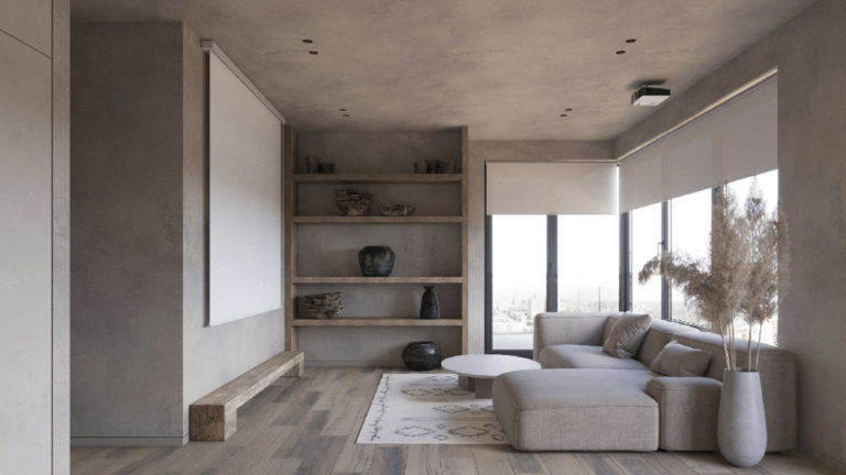 Wabi Sabi日式侘寂風格美學設計裝潢案例客廳花盆沙發家具