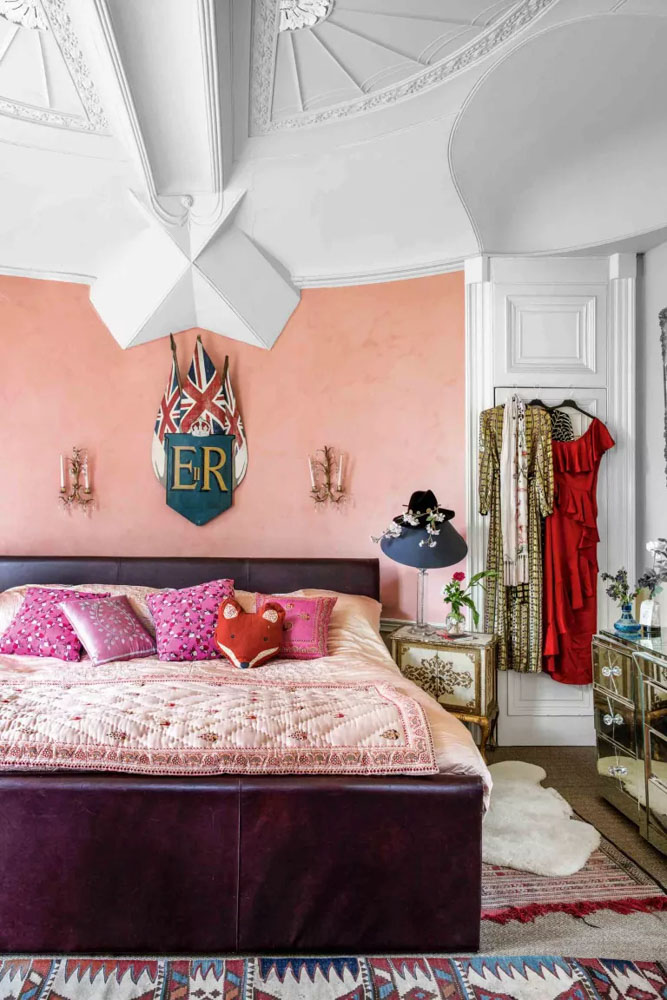 房間牆壁油漆顏色珊瑚色粉紅色裸色配色技巧