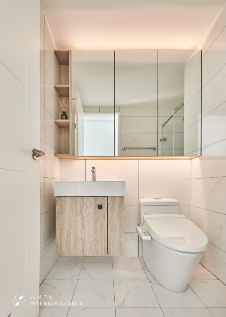 新北中和景安之丘室內設計裝潢22坪日式風親子宅廁所浴室