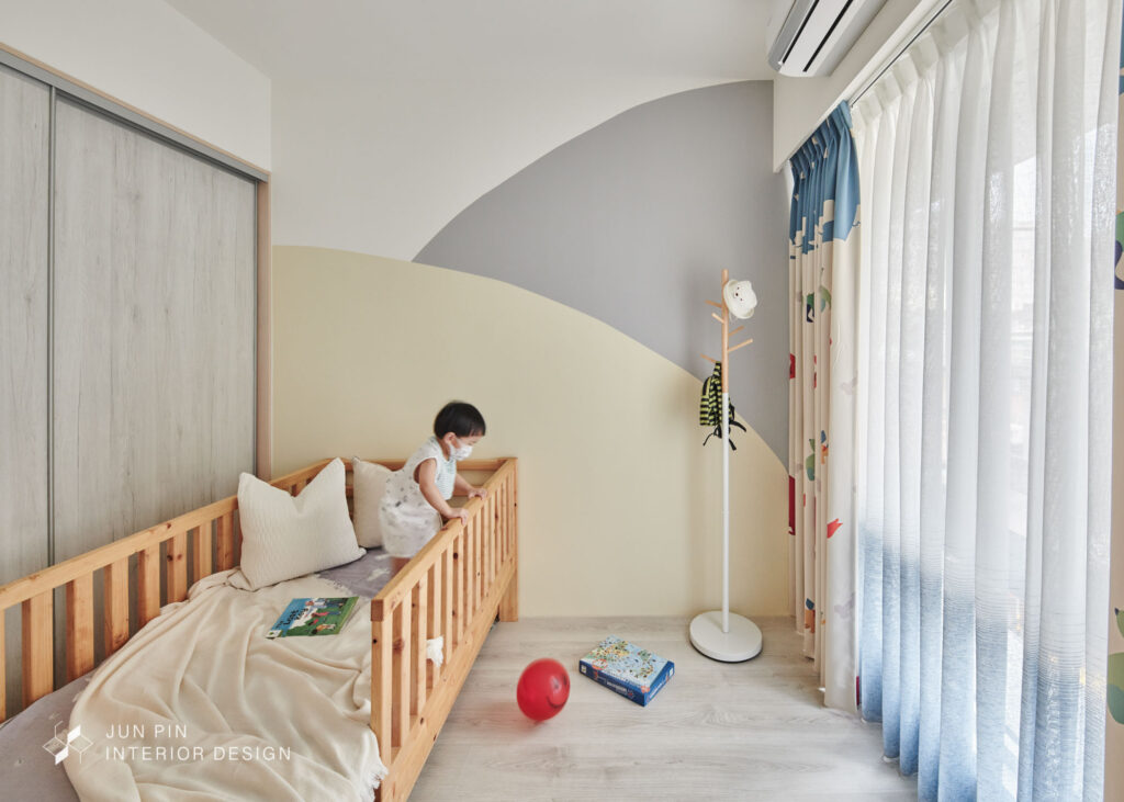 台北中正大將豐喆室內設計裝潢17坪北歐風親子宅兒童房設計