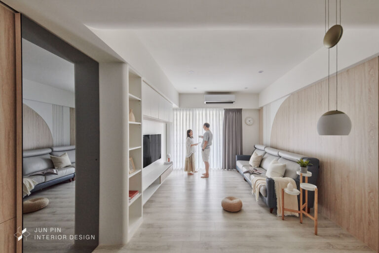 台北中正大將豐喆室內設計裝潢17坪北歐風親子宅客廳沙發