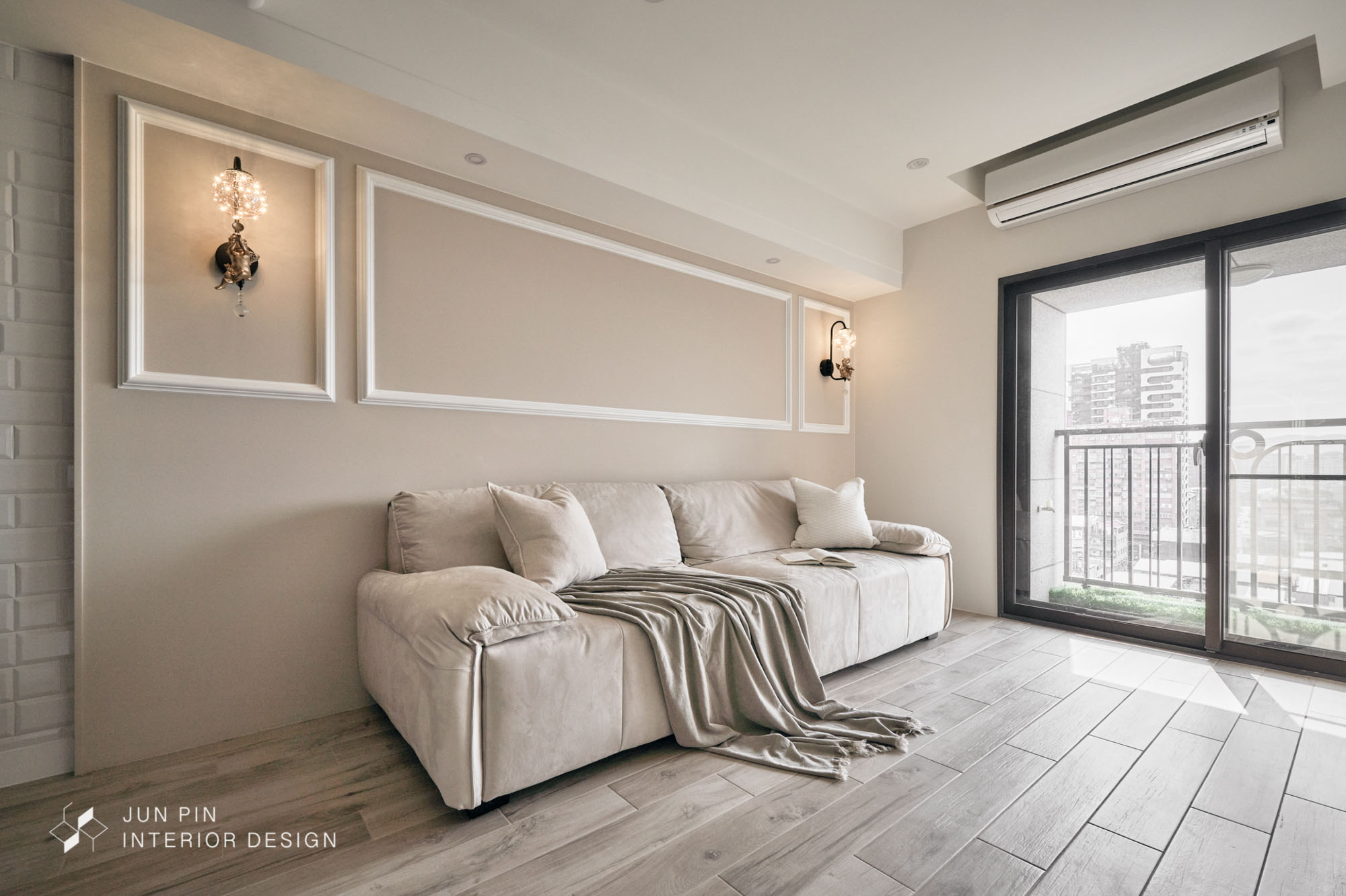 新北板橋.法式輕奢宅 陷入一場溫柔奶茶色的夢境 - J.P. Design 郡品室內設計