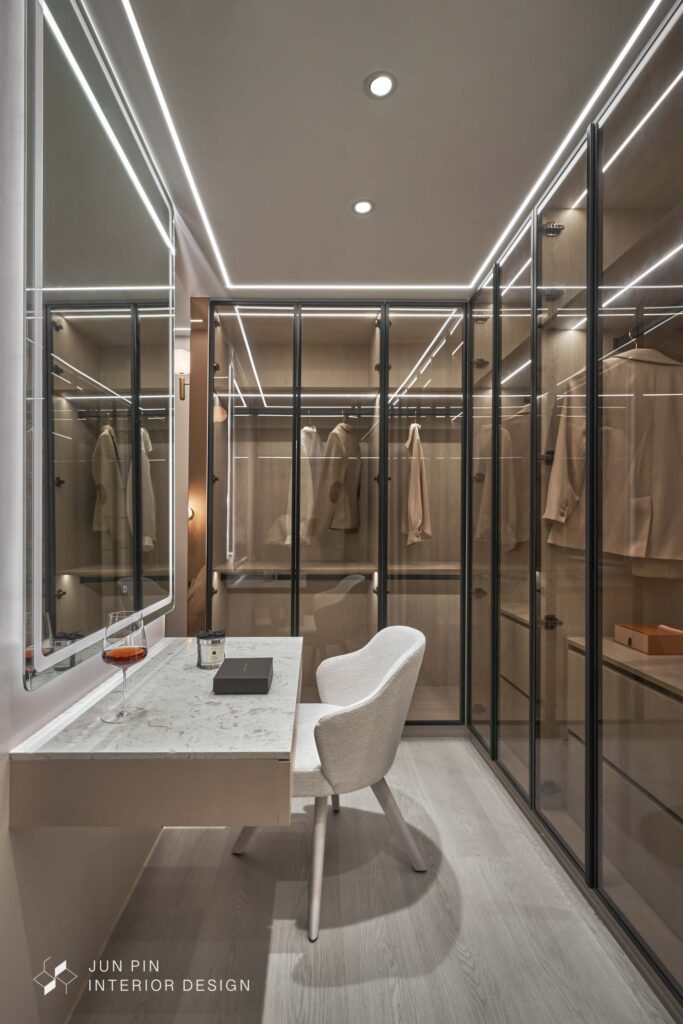 郡品室內設計巴黎設計獎獲獎作品更衣室案例
