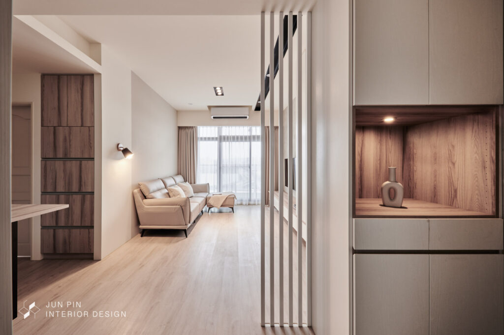 新北八里｜32坪極簡收納的清新透亮親子宅搭配國際牌DECO LITE SERIES 星光系列