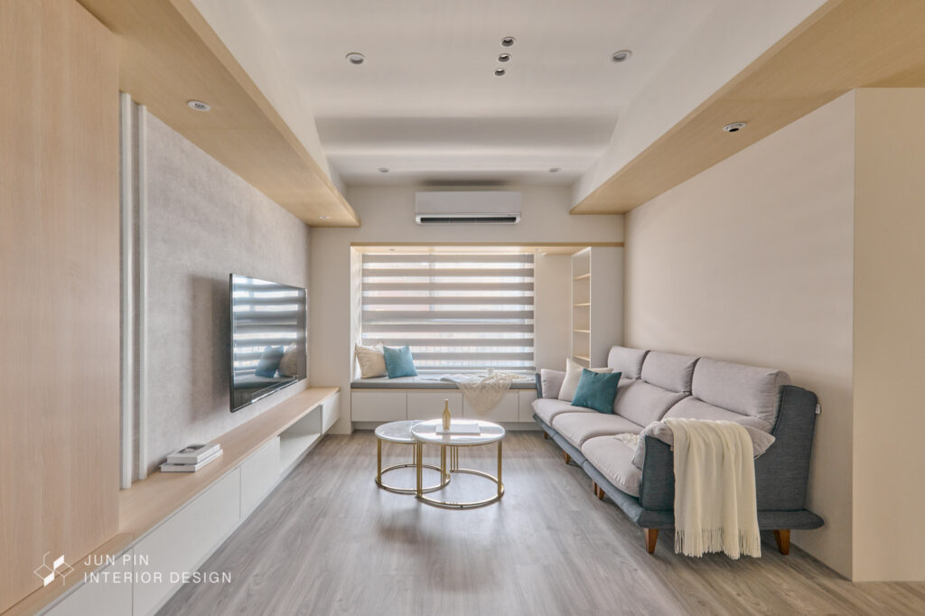 新成屋使用輕裝潢搭配軟裝也能很好看