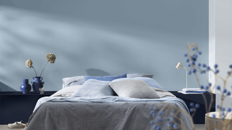 ▲2026得利Dulux年度色臥室設計案例：慢活從容色盤The Slow colour story