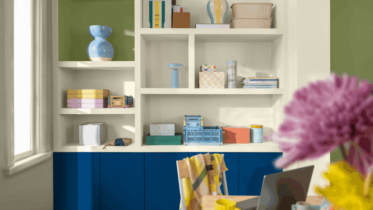 ▲2026得利Dulux年度色書房設計案例：自由無拘色盤