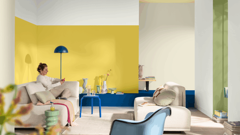 ▲2026得利Dulux年度色客廳設計案例：自由無拘色盤The Free colour story