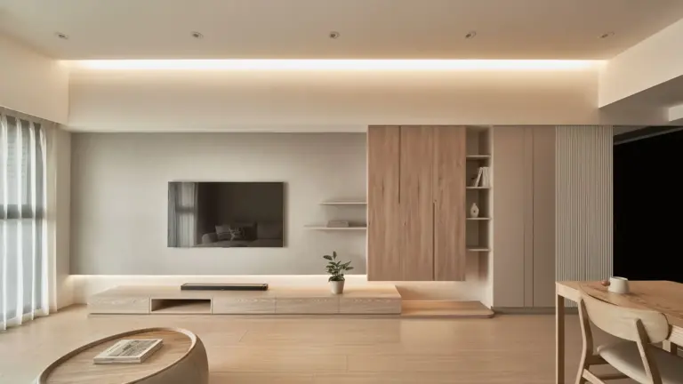 屋主希望家中能是自己喜愛的奶茶色配色