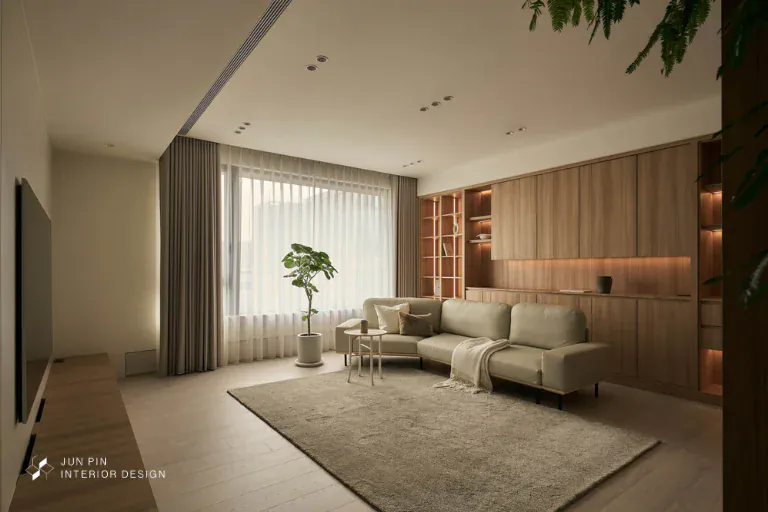 台北內湖｜忙著在家行光合作用 43坪日式混搭宅