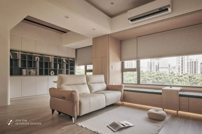 公領域全採開放式設計，讓整個公共空間有較寬闊的視野