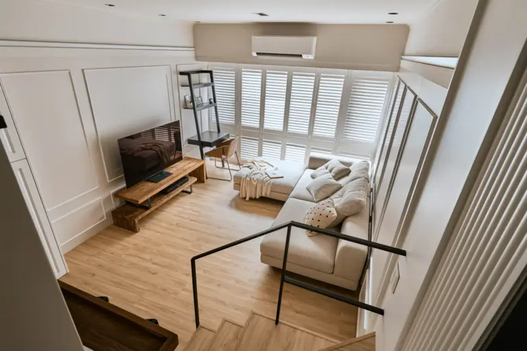 溫馨的美式裝潢風格，讓客廳更放鬆