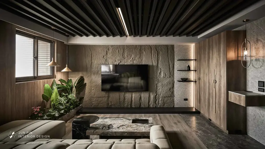 新北蘆洲｜在都會叢林裡切一顆洋蔥 40坪樓中樓毛胚屋現代工業風