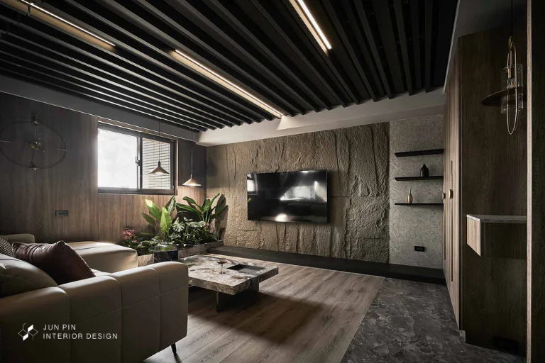 新北蘆洲｜在都會叢林裡切一顆洋蔥 40坪樓中樓毛胚屋現代工業風