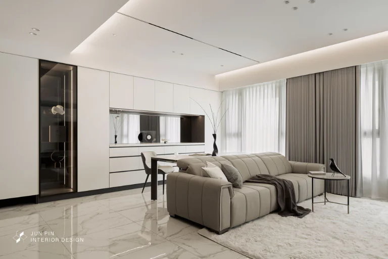 新北新莊｜冰炫風可可碎片特大杯 42坪現代黑白灰宅